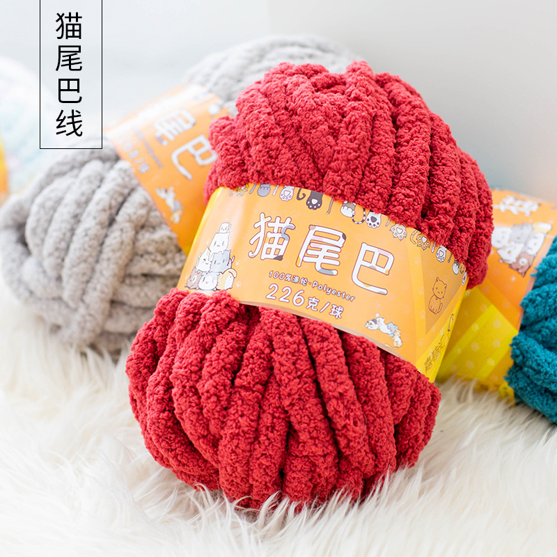 Woven Scarf Blanket - Filato super grosso per letto per