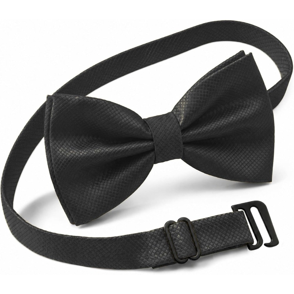 Bow Tie Pre Tied - Papillon in Poliestere Tinta Unita Pre-Annodato