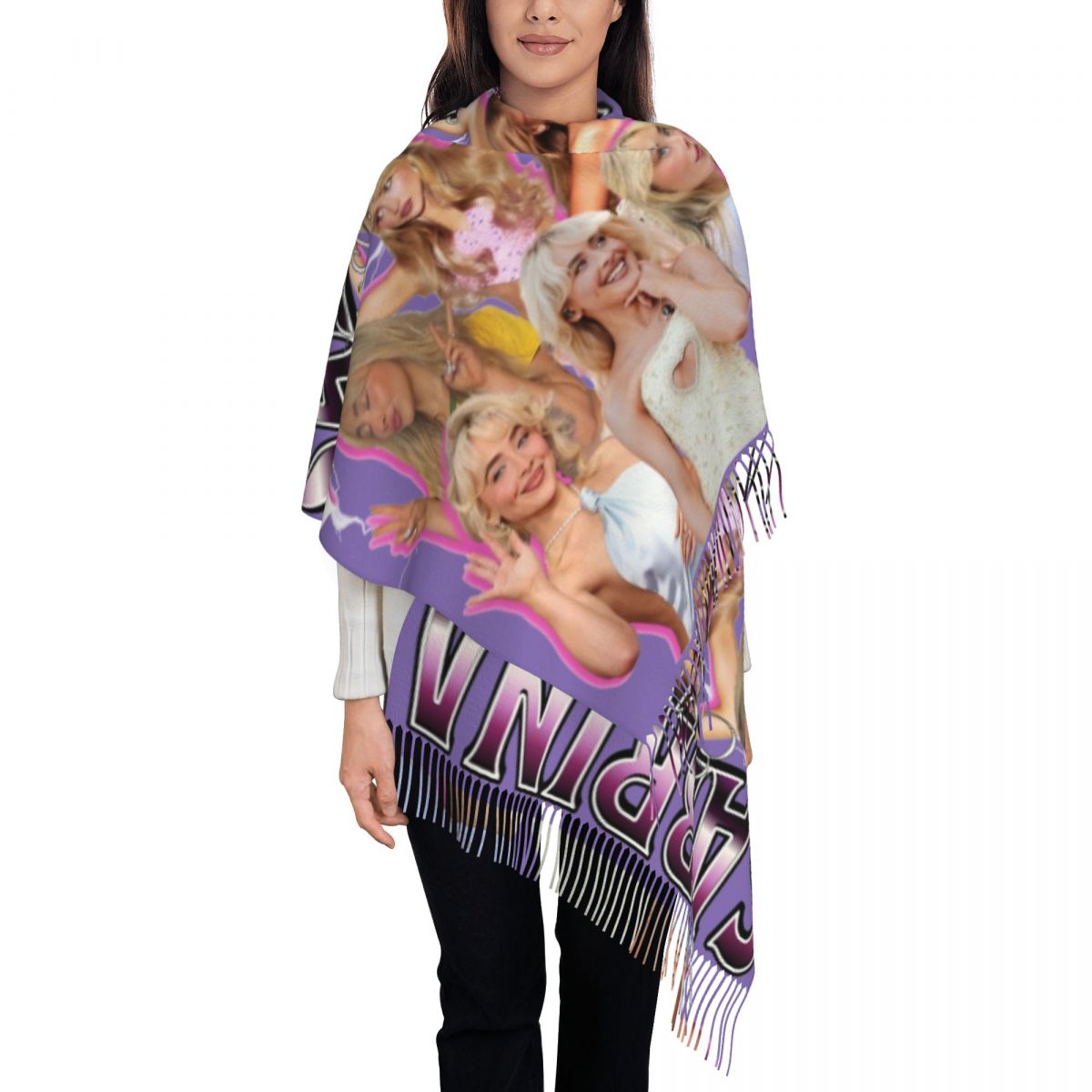Pashmina Wrap Large - Sabrina Carpenter anni '90 Scialle avvolgente