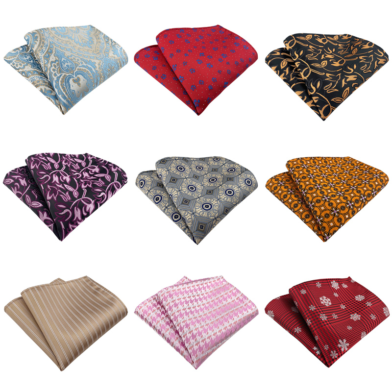 Pocket Square Set - Asciugamano quadrato tascabile classico da uomo