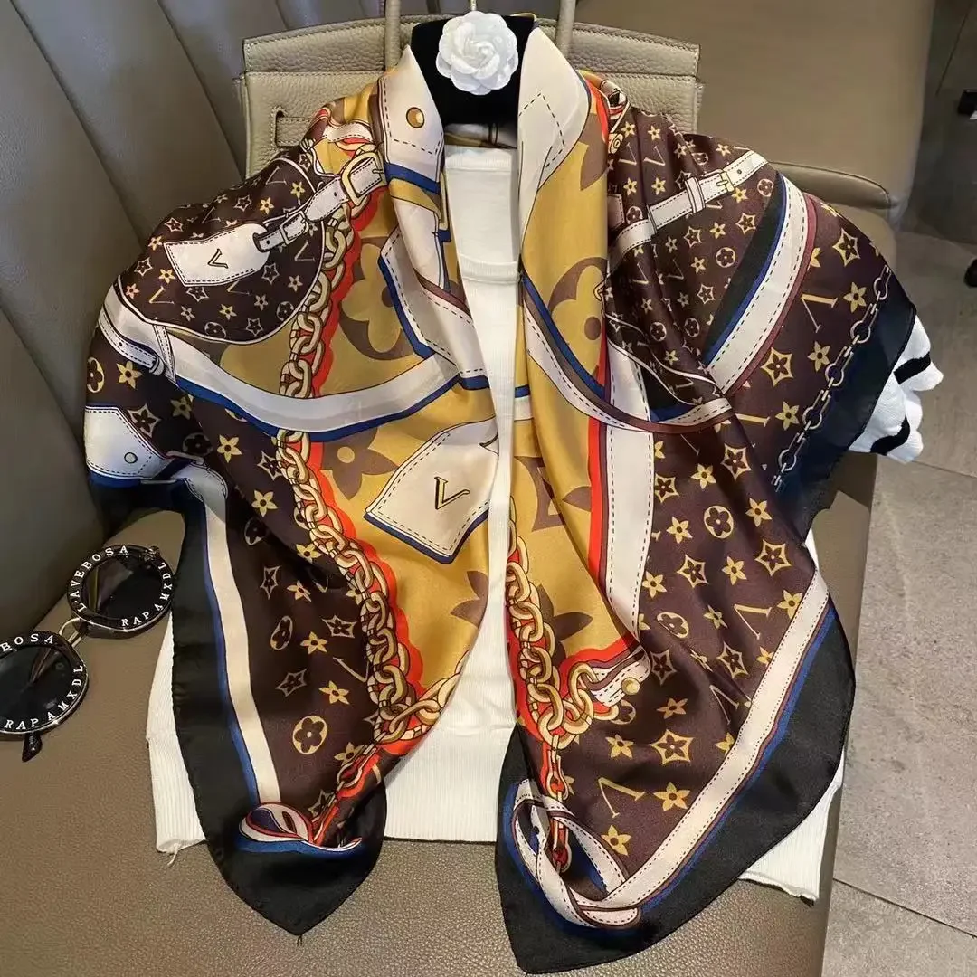 Silk Tie Striped - Sciarpa di seta 90 di lusso