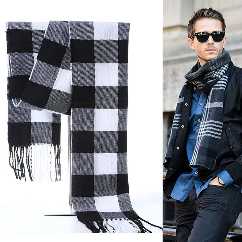 Muffler Men Wool - Sciarpa da uomo invernale Scialle a