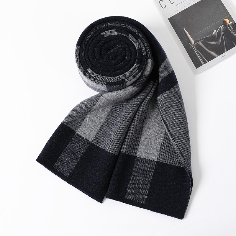 Muffler Men Wool - Sciarpa di lusso Uomo Sciarpa di