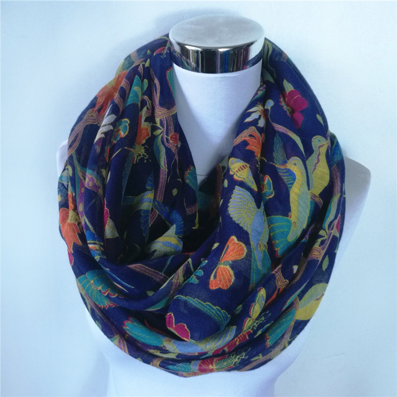 New Magpie Bird stampa Viscosa - Infinity Scarf Knit recensione e prezzo
