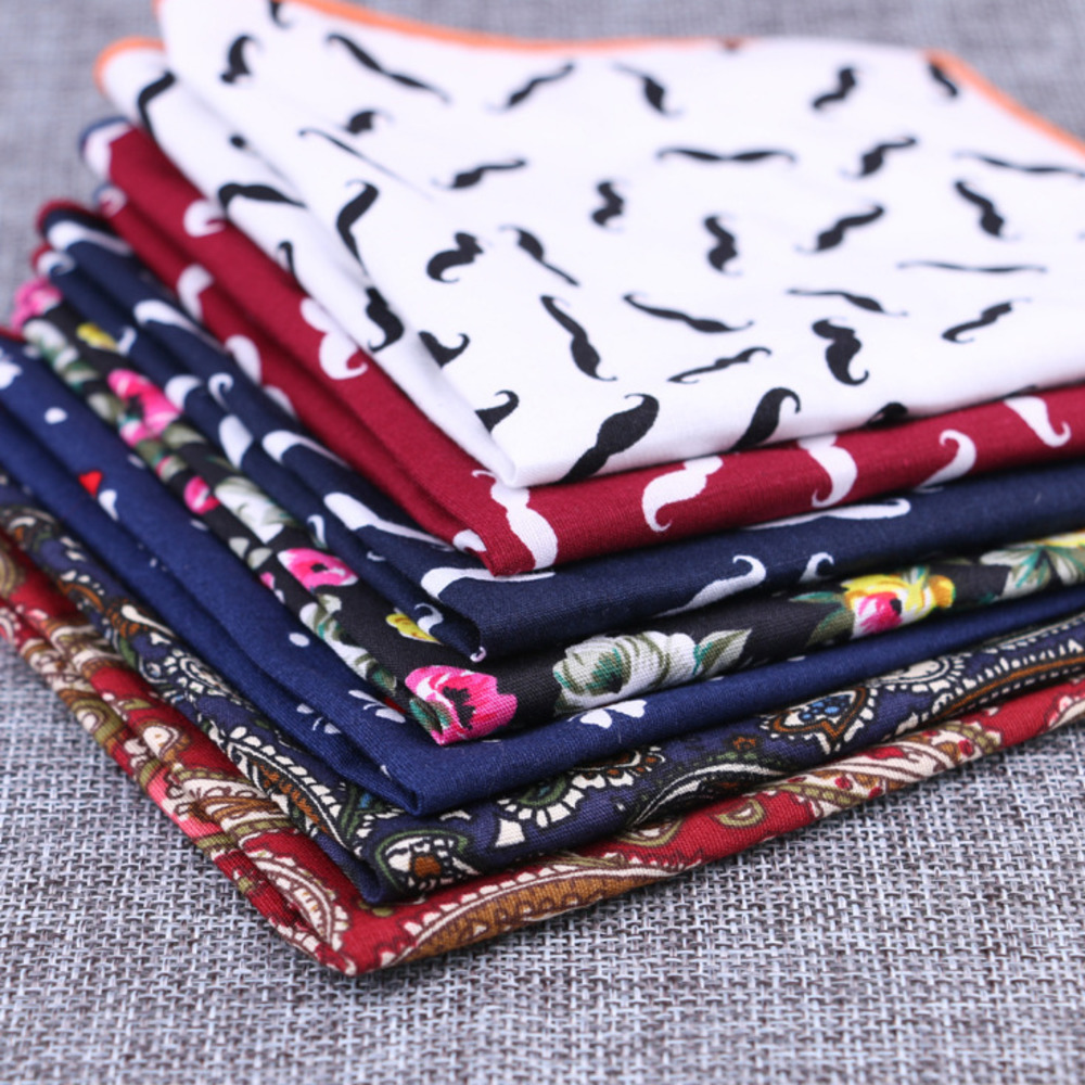 Moda cotone tasca piazza fiore - Handkerchief Cotton Men recensione e prezzo