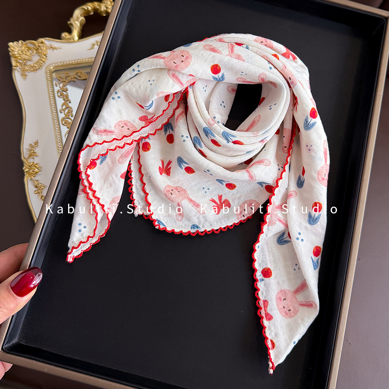 Foulard Quadrato in Cotone e L - Ascot Neck Scarf recensione e prezzo
