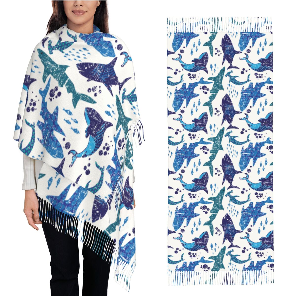 Shark Underwater World Ocean S - Pashmina Wrap Large recensione e prezzo