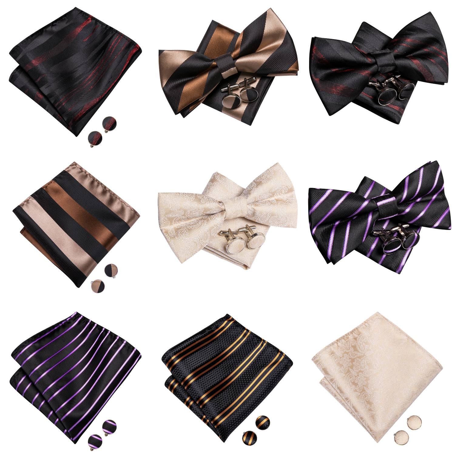 Gemelli Hanky con papillon da  - Bow Tie Pre Tied recensione e prezzo