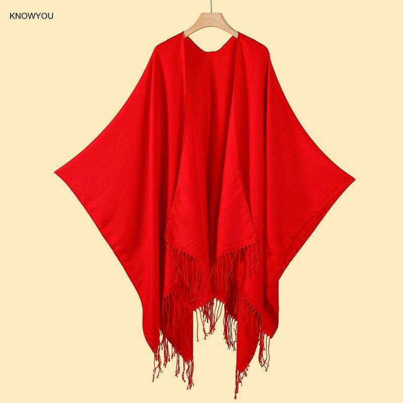 Poncho di colore solido Uomo D - Muffler Men Wool recensione e prezzo