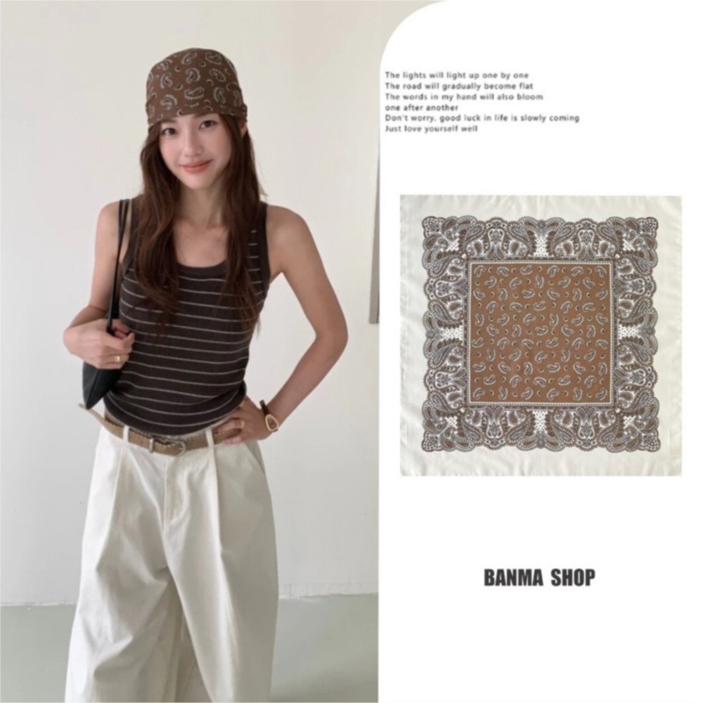 Foulard Quadrato Paisley Retrò - Bandana Cotton recensione e prezzo