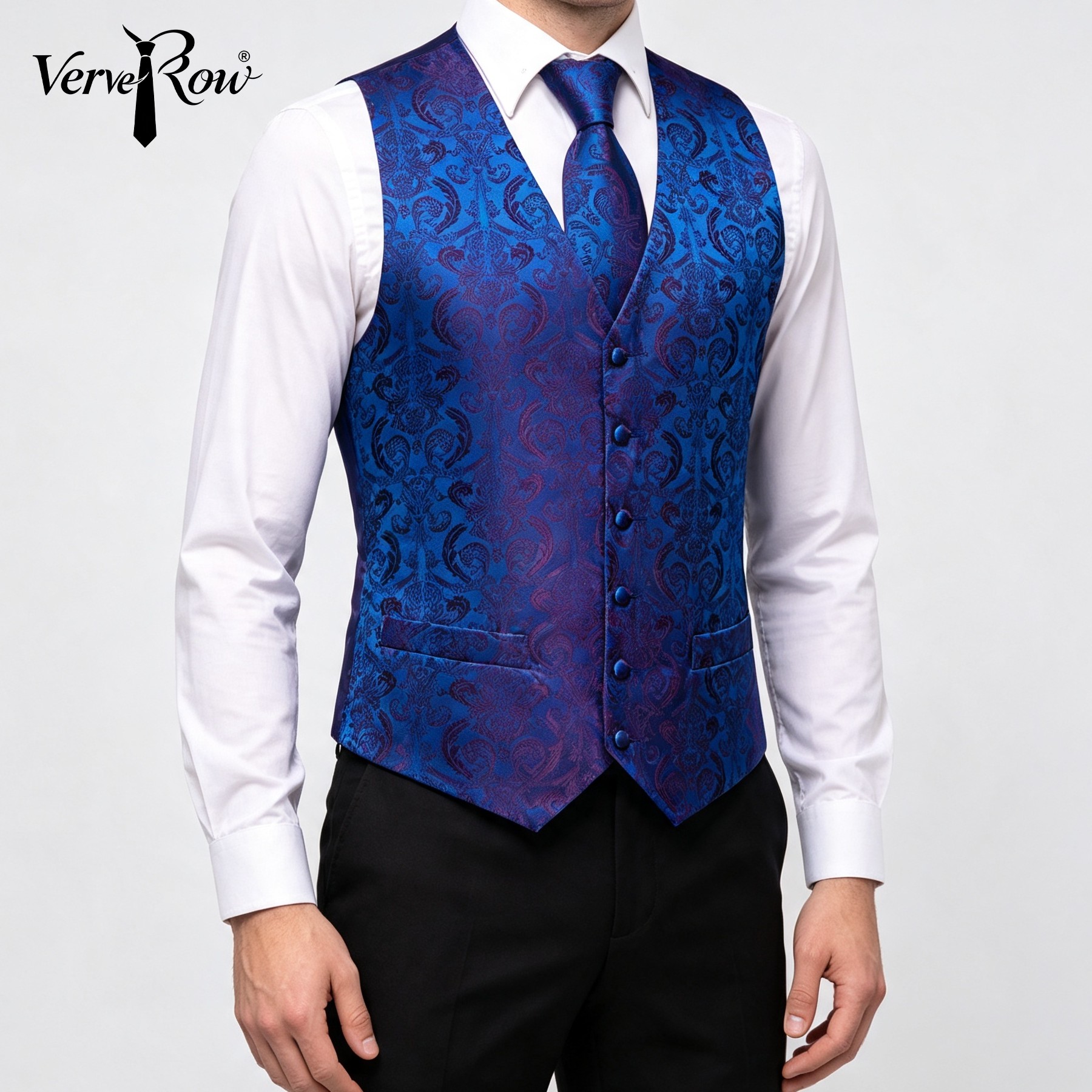 Set di 3 Pezzi: Gilet, Cravatt - Pocket Square Set recensione e prezzo