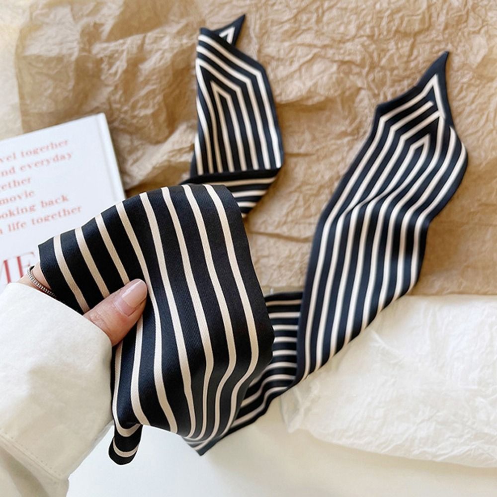 Foulard retrò francese a righe - Silk Tie Striped recensione e prezzo