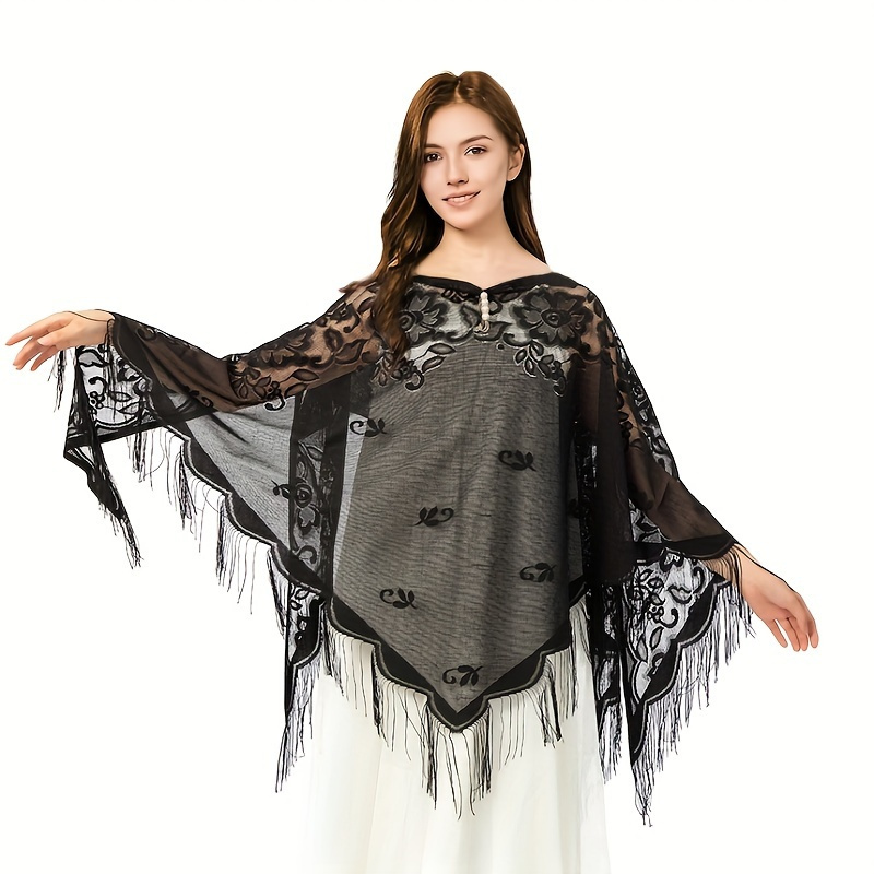 Nuovo ricamo sciarpa di pizzo  - Stole Wedding Shawl recensione e prezzo