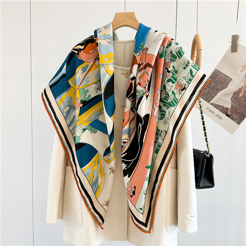 Sciarpa di seta di lana di des - Pashmina Wrap Large recensione e prezzo